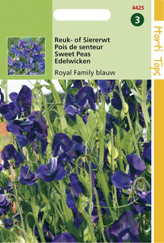 Sweet Pea Royal Family Blue (Lathyrus) 45 seeds